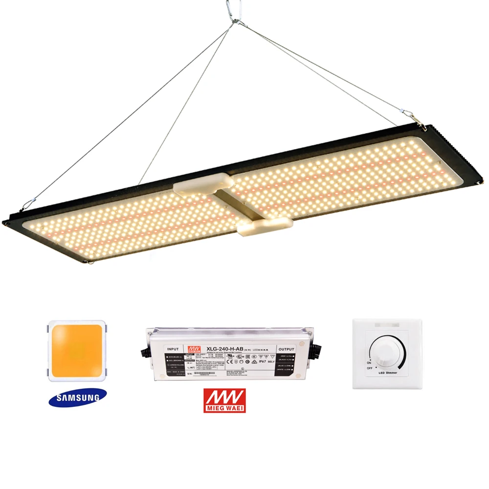 2000 Вт Светодиодная Димминг Квантовая Доска растет свет 576 шт. Samsung LM301B Чипсы