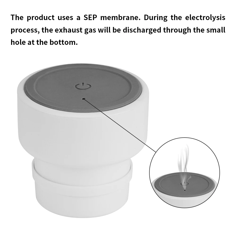Портативный генератор водорода SPE фильтр ионизатор для воды Pure H2 PEM обогащенный