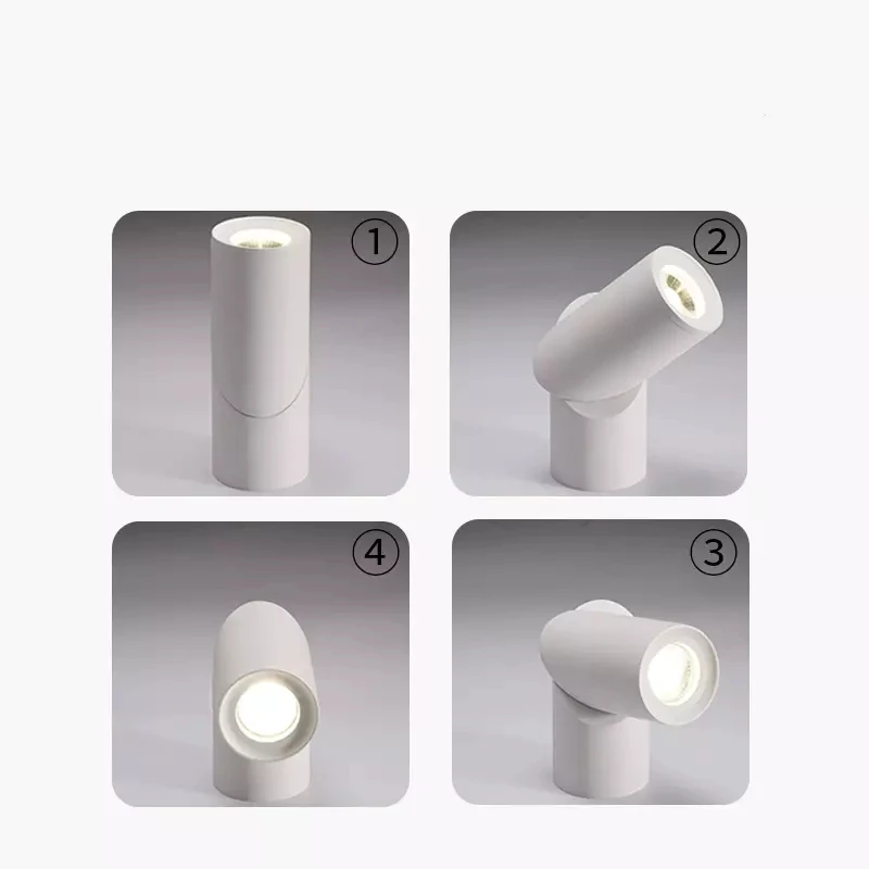 С регулируемой яркостью вращающийся светодиодный светильники 7W 9W 12W 15W 18W COB