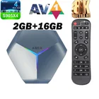 A95X F4 Smart TV Box Android 11,0 S905X4 2 ГБ 16 ГБ TV Box WiFi 2,4G  5G 8K HD Youtube медиаплеер телеприставка