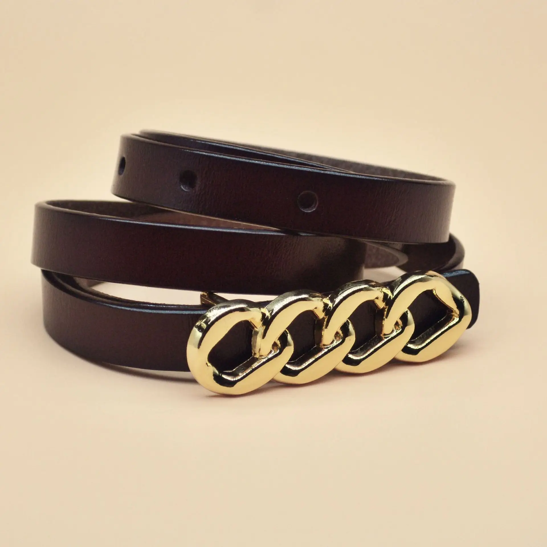 

Fashion Belts For Women Genuine Leather Luxury Designer Vintage Waist Belt Female Thin for Jeans Wild Cinturon Waistband