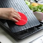 Стальная пластина для размораживания из алюминиевого сплава, кухонный инструмент, доска для размораживания замороженной еды, морской пищи, стейка, фруктов, доска для размораживания, лоток для быстрого размораживания