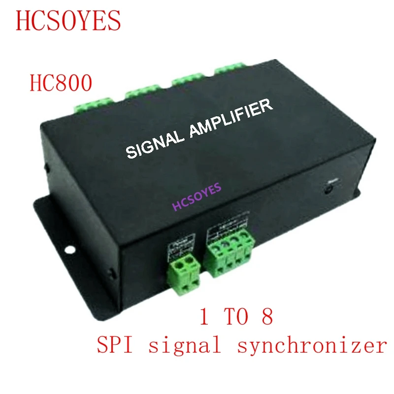DC12V 8 каналов SPI синхронизатор сигнала для dream color pixel Светодиодный ленточный