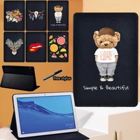 for huawei mediapad m5 lite 8t5 10 10 1 t3 10 9 6 inch t3 8 0m5 10 8m5 lite 10 1 tablet cover case
