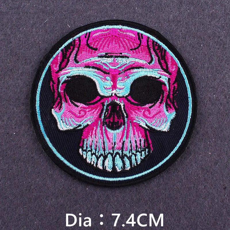 Нашивка в стиле панк сделай сам вышитая заплатка хиппи рок для курток джинсов