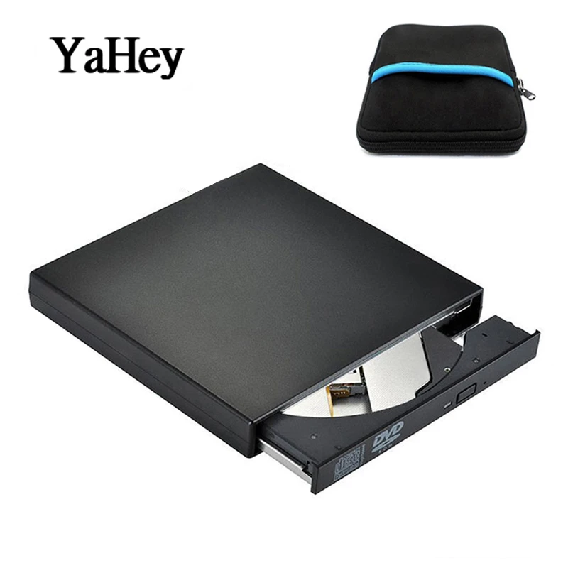 DVD Drive Внешние USB DVD оптические приводы CD/DVD плеер CD-RW записывающее устройство Портативный для ноутбука компьютера ПК Windows+ сумка для привода - Цвет: DVD Drive
