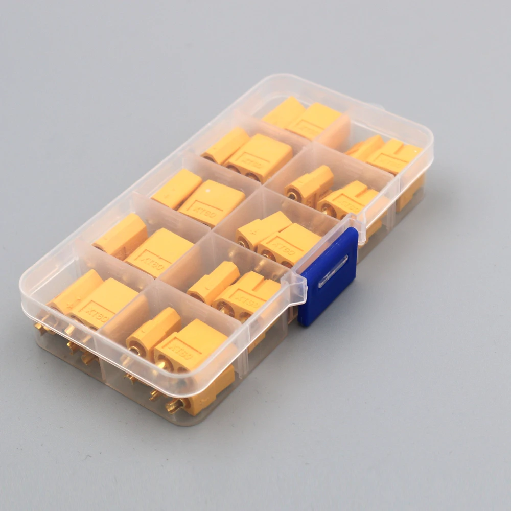 Упаковка для квадрокоптера и мультикоптера XT 60 A Max 15 пар|Соединители| |