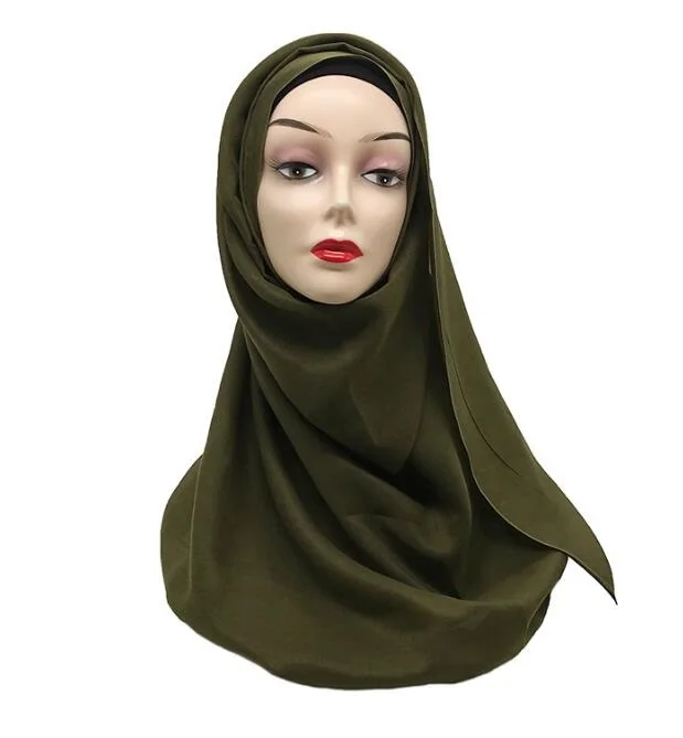 Бесплатная доставка 50% скидка более 10 шт хлопок вискоза шарф Мусульманский