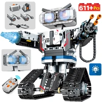 city technical rc robot building blocks remote control intelligent robot car weapon bricks toys for children xmas gifts