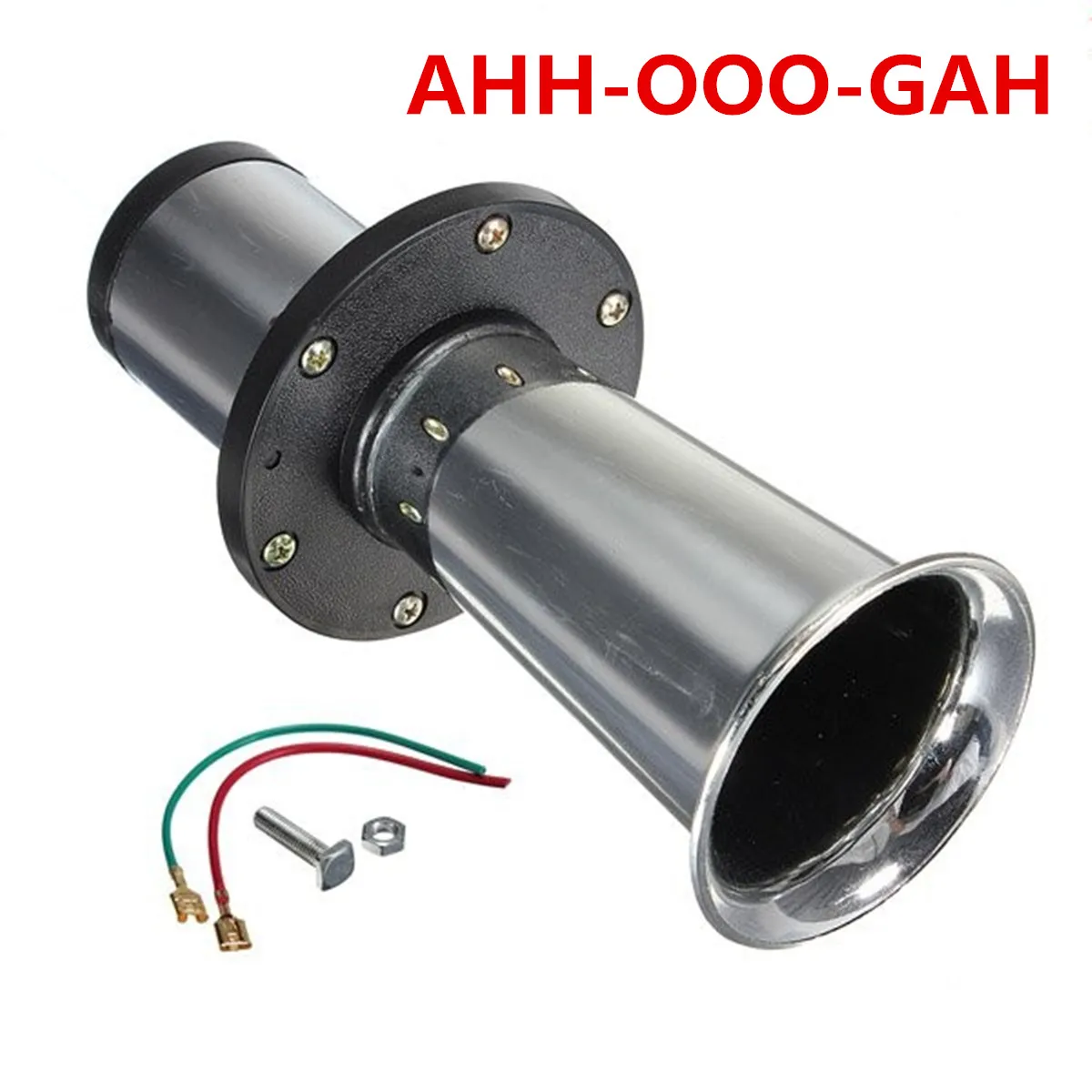 12V 110dB Античная Винтаж автомобиль грузовик Рог AHH-OOO-GAH хром | Автомобили и