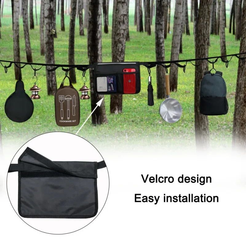 

2021 Tent Lanyard Rope Camping Organizer Strap Rope Hook Camping Hanging Clothesline Rope Outdoor Clothes Drying Rack Strap