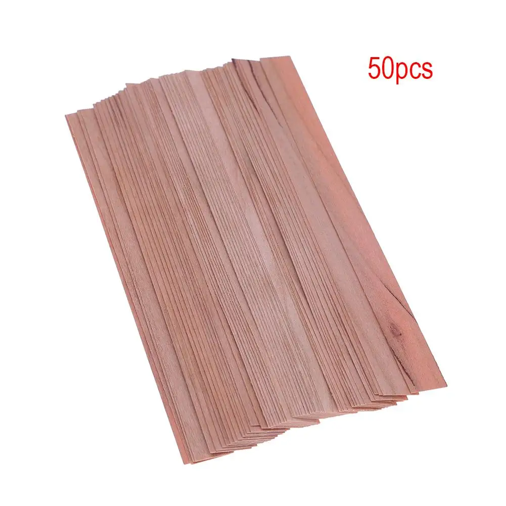 50Pcs Candle Wood Wick for Candles Soy  Wax Form for Candle Making Supplies 13/12.5/8Mm DIY Candles Making Wood Wicks images - 6