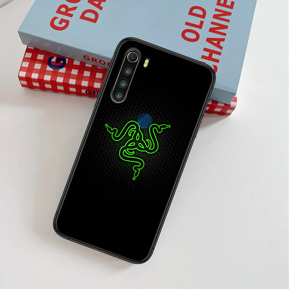 

Razer Cool Game Brand Snake PC Phone Case For Xiaomi Redmi Note 7 8 8T 9 9S 4X 7 7A 9A K30 Pro Ultra black Cover Pretty Prime