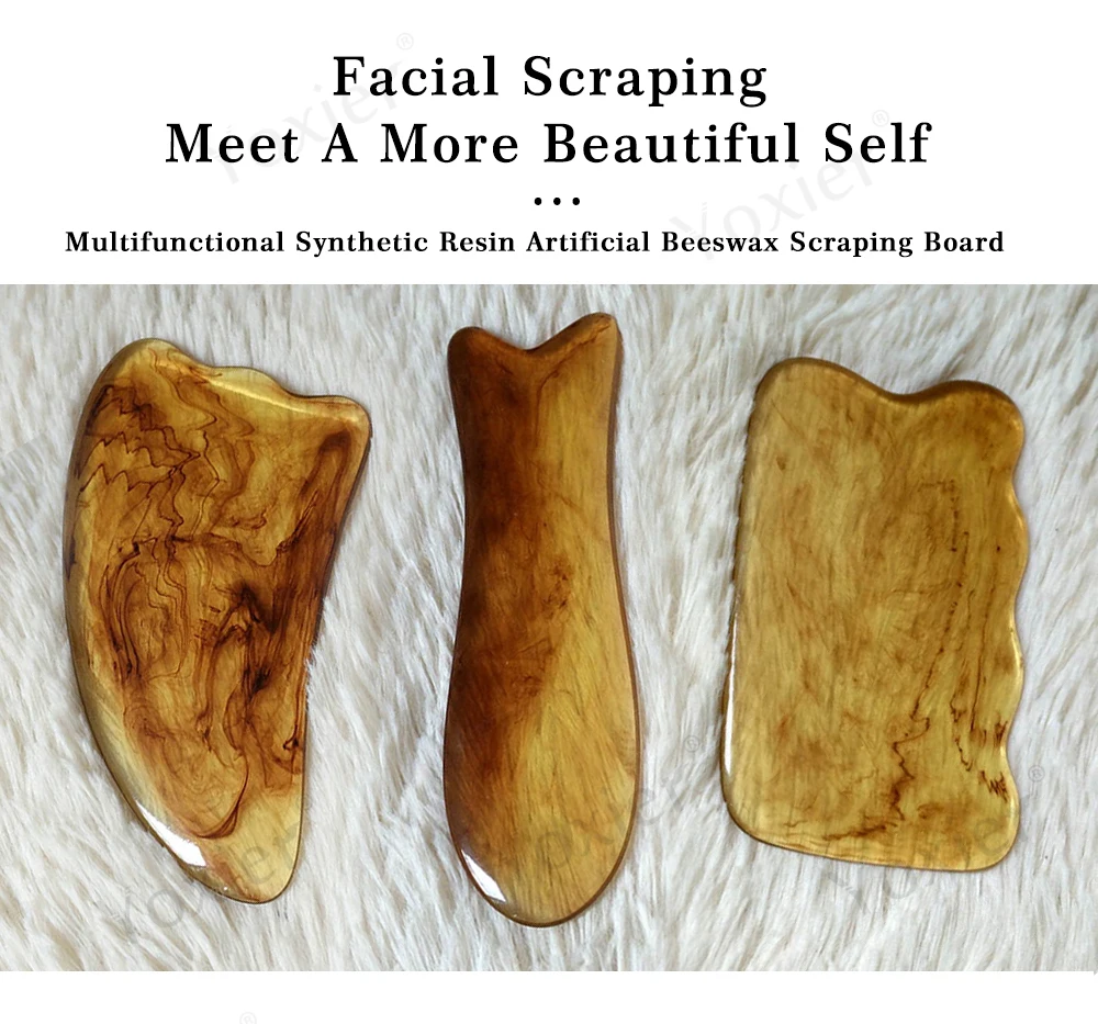 Yoxier Gua Sha Scraping Massage Tool Body Facial Eye Scraping Plate Acupuncture Massage Relaxation Health Care 1Pcs