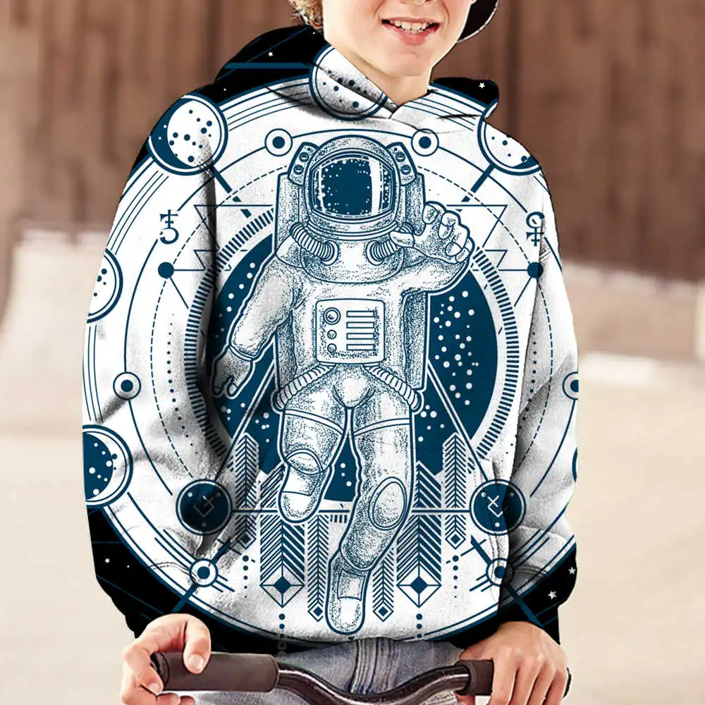 

2021 3d Printed Armstrong Space Suit Hoodie Women's Men's Sports Hoodie Cosplay Astronaut Technology Crew Neck Casual Pullover H