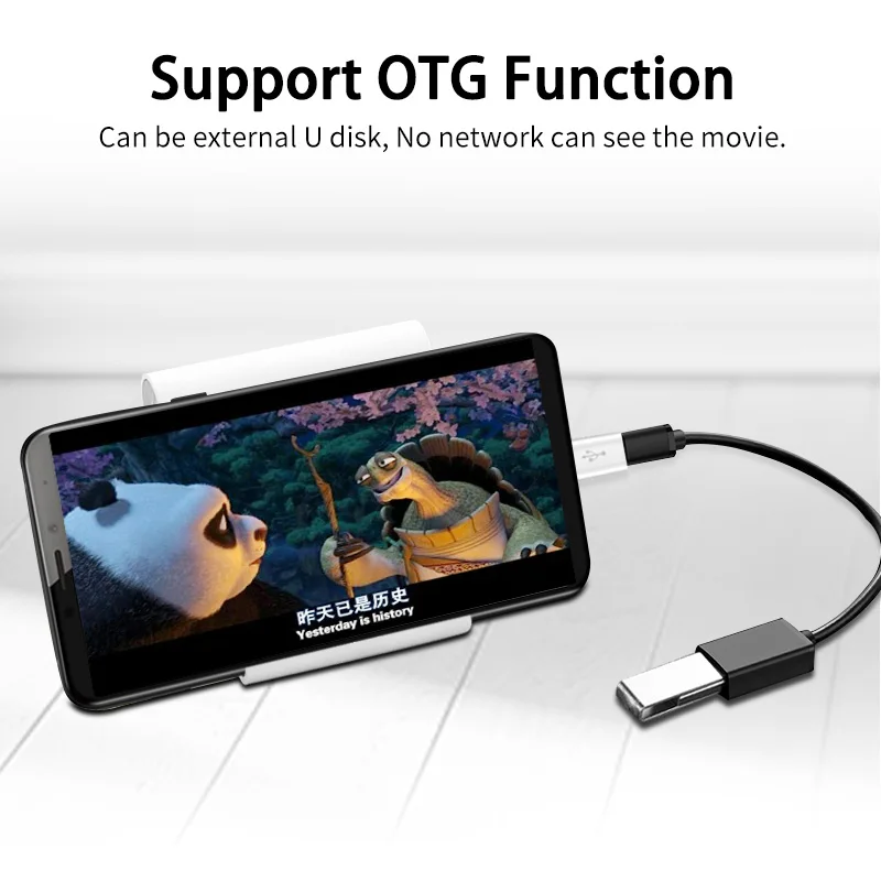 FONKEN 1/5Pcs Micro USB To C Adapter Usbc Mobile Phone Connector for Huawei Xiaomi Samsung Microusb to Type Plug Converter | Мобильные
