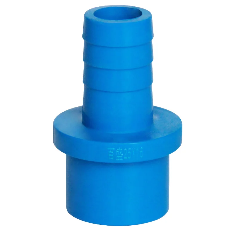 Пластиковая пагода для подключения из ПВХ прямая синяя сопло воды мягкая и