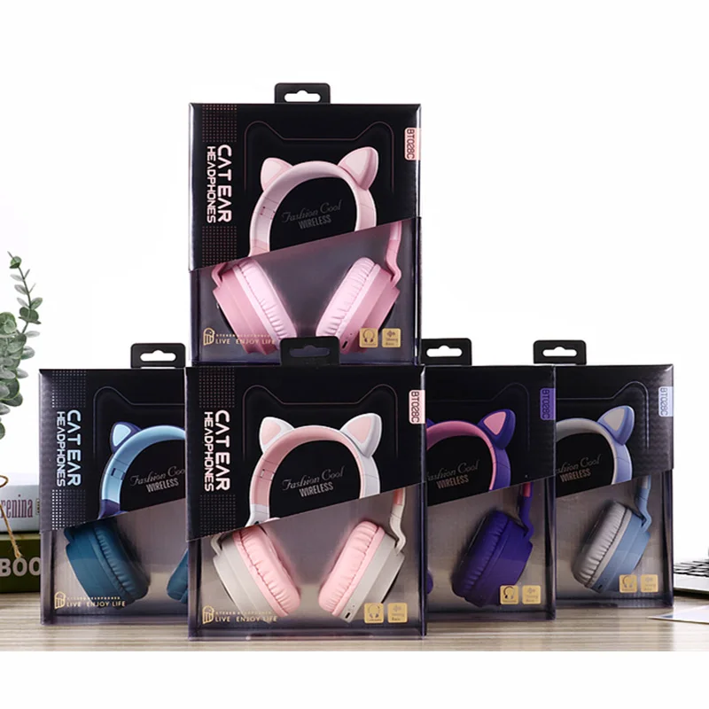 Милые беспроводные bluetooth стереонаушники для молодых людей студенческие Детские