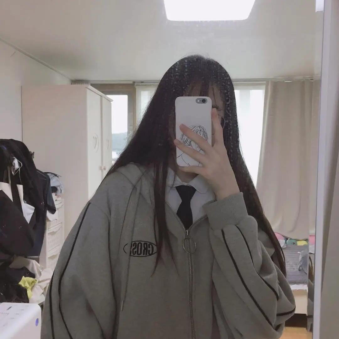 

Women Hooded Sweatershirt Autumn Zipper Jacket Thin Couple's Loose BFstyle