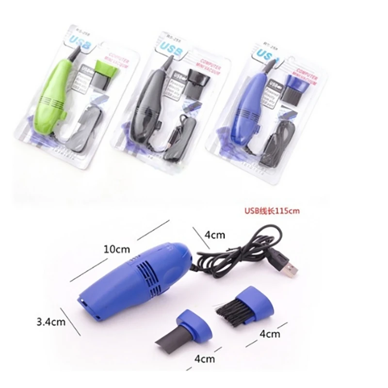 USB гаджеты мини usb-очиститель компьютерная клавиатура Чистящая Щетка компьютерный пылесос для клавиатуры для ПК ноутбук Настольный Ноутбук S01
