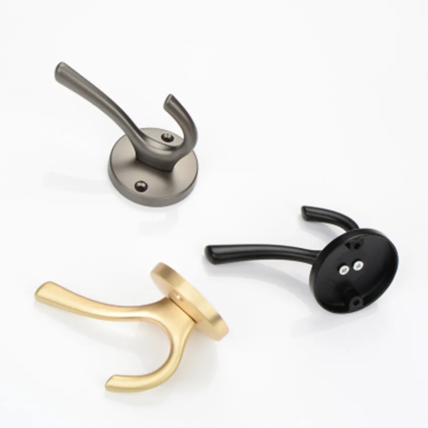 Современный простой модный крючок для украшения стен ванной комнаты из матового