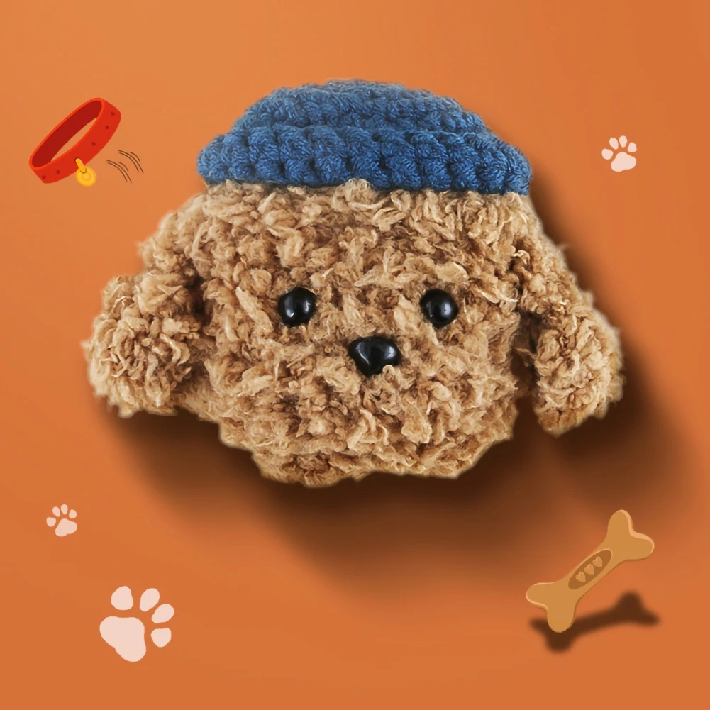 

Cute Puppy Plush Wireless Bluetooth Headset case for Apple Earphone soft Silicone Cover For Airpods Protective Cases