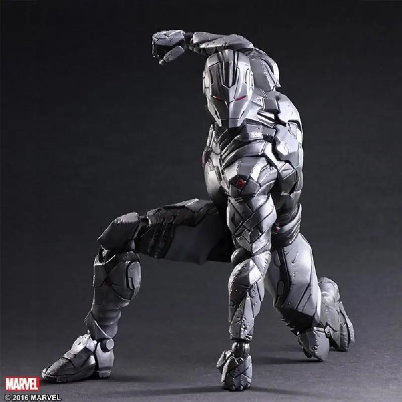 

Marvel Pa Changed To Iron Man Gray Limited Pvc Movable Figure Model Can Be Collected Can Be Given To Friends