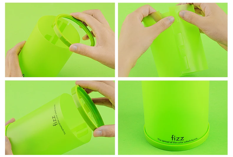 xiaomi YOUPIN fizz креативный контейнер для хранения ручки съемная пластиковая простая ручка держатель 6 цветов для студентов офиса