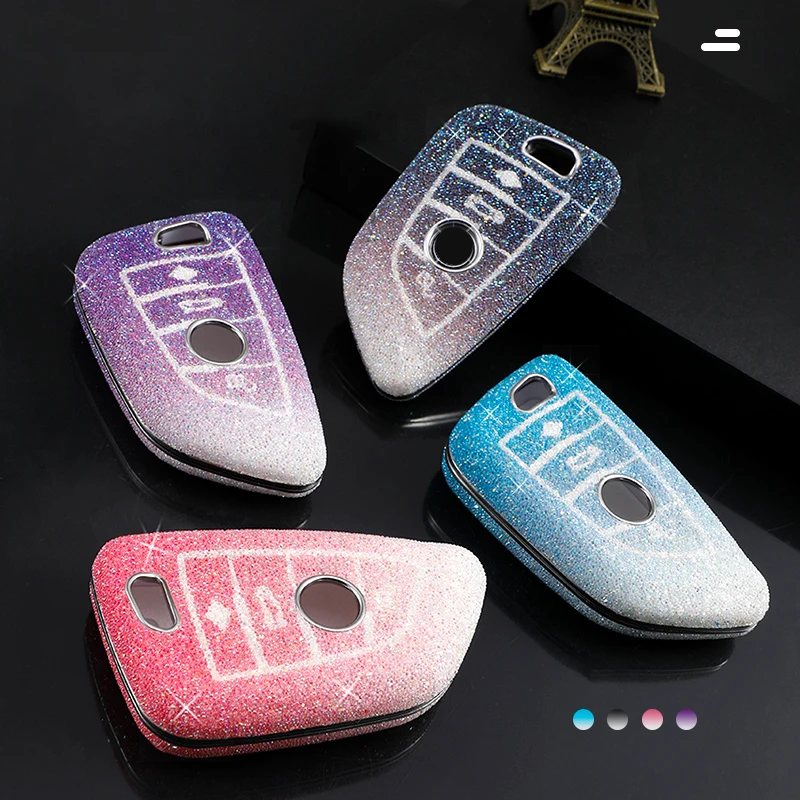 

Чехол для автомобильного ключа BMW X1 X3 X5 X6 Series 1 2 5 7 F15 F16 E53 E70 E39 F10 F30 G30