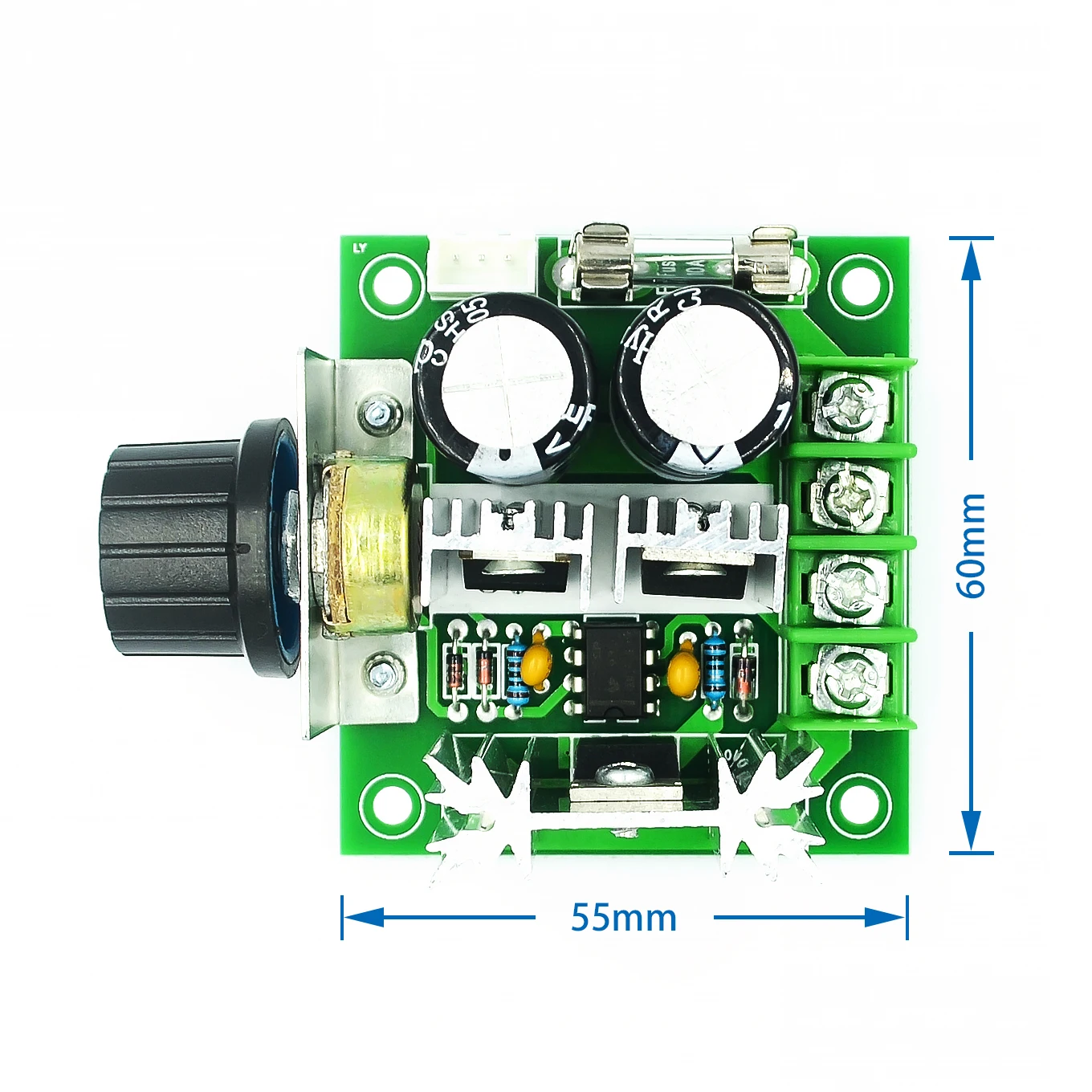 PWM контроллер скорости двигателя постоянного тока регулятор с ручка