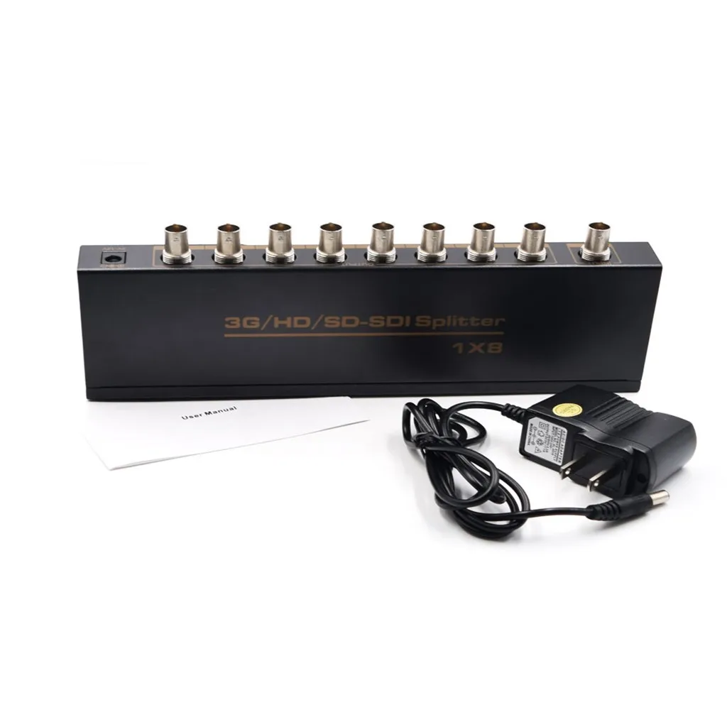 

New Arrival NK-918 SDI One Input And Eight Output Distributor SD/HD/ 3G SDI 1x8 SPLITTER For Tablet Pc accessories