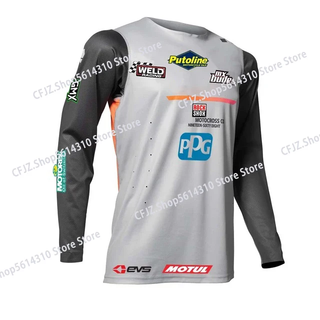 

2020 cycling maillot jersey mx mtb jersey long sleeve downhill jersey motocross enduro bike jersey