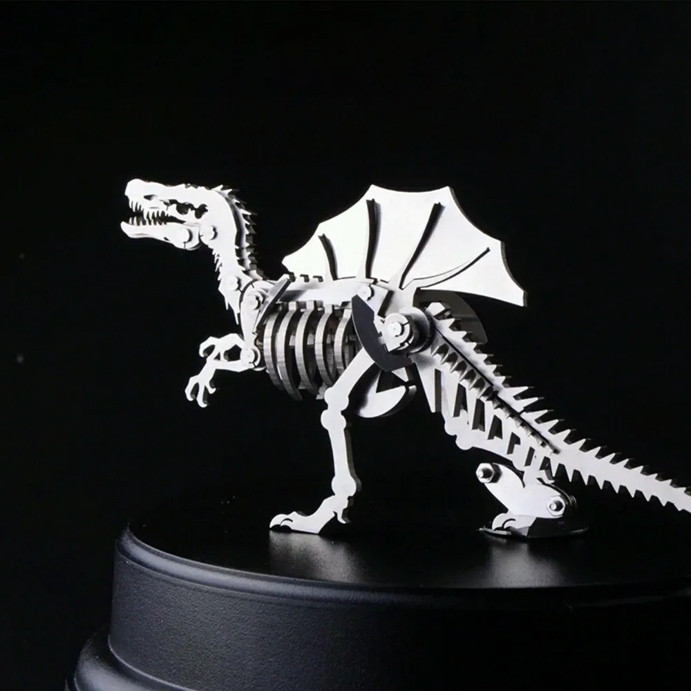 

Steel Warcraft 3D Metal Model Dinosaur Mechanical Assembly Stainless Assembling Manual Jigsaw Puzzle Difficult Toys