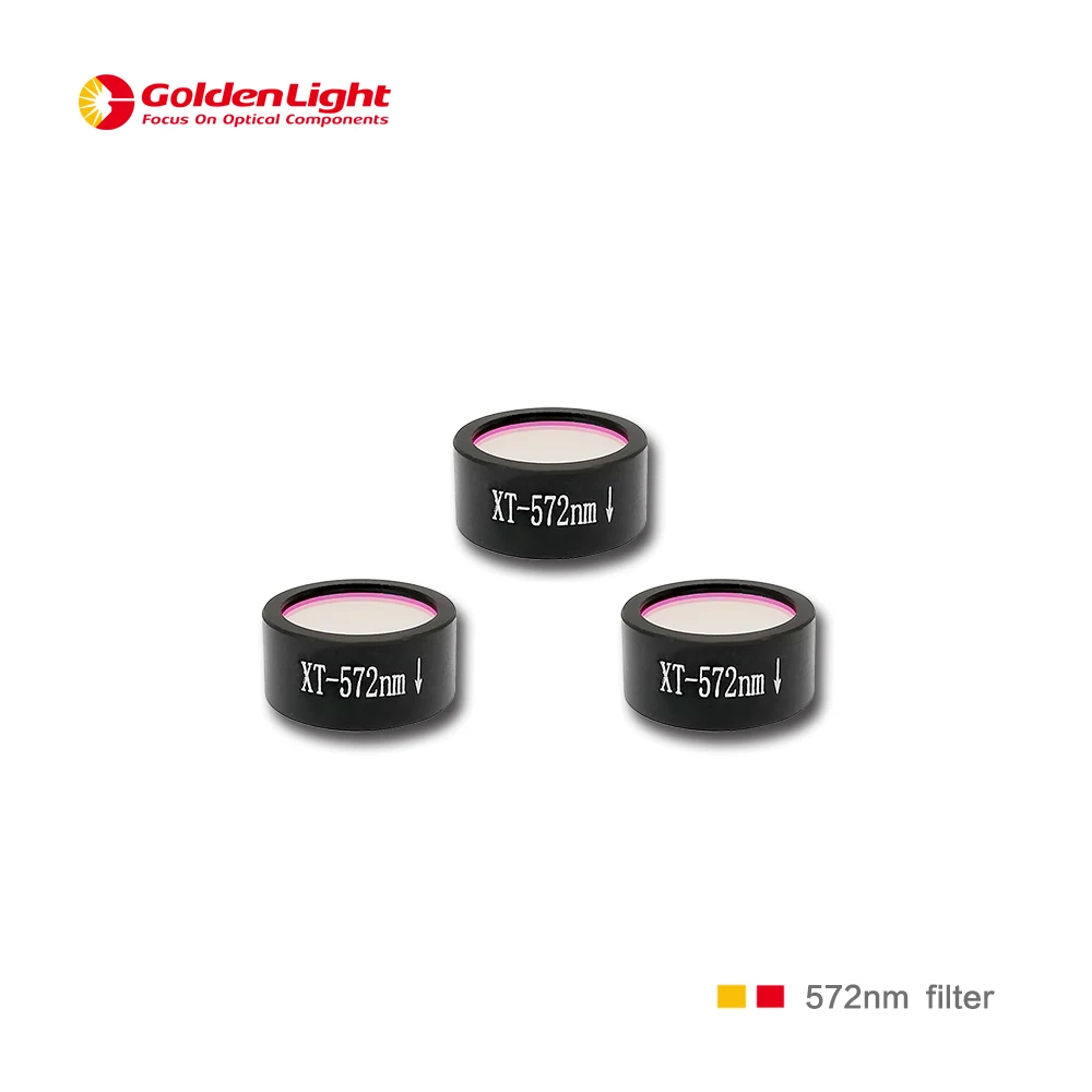 

BIO BandPass Filter/CWL:572nm/Size:Dia.10*8mm/T:45%~65%/OD6@200~1200nm /FWHM:8~12nm / Hard film coated / Guarantee 5 years