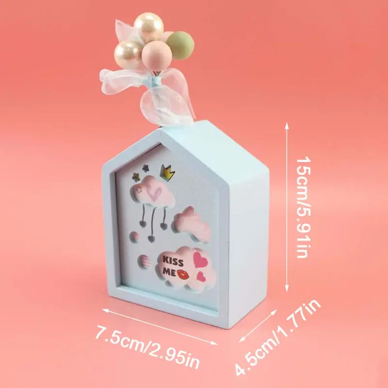 Вращающаяся деревянная музыкальная шкатулка для дома спальни комнаты