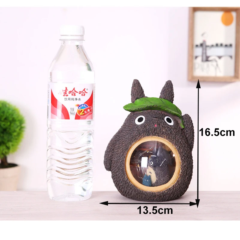 Полимерные Мультяшные ночные светильники для детской спальни листья Тоторо