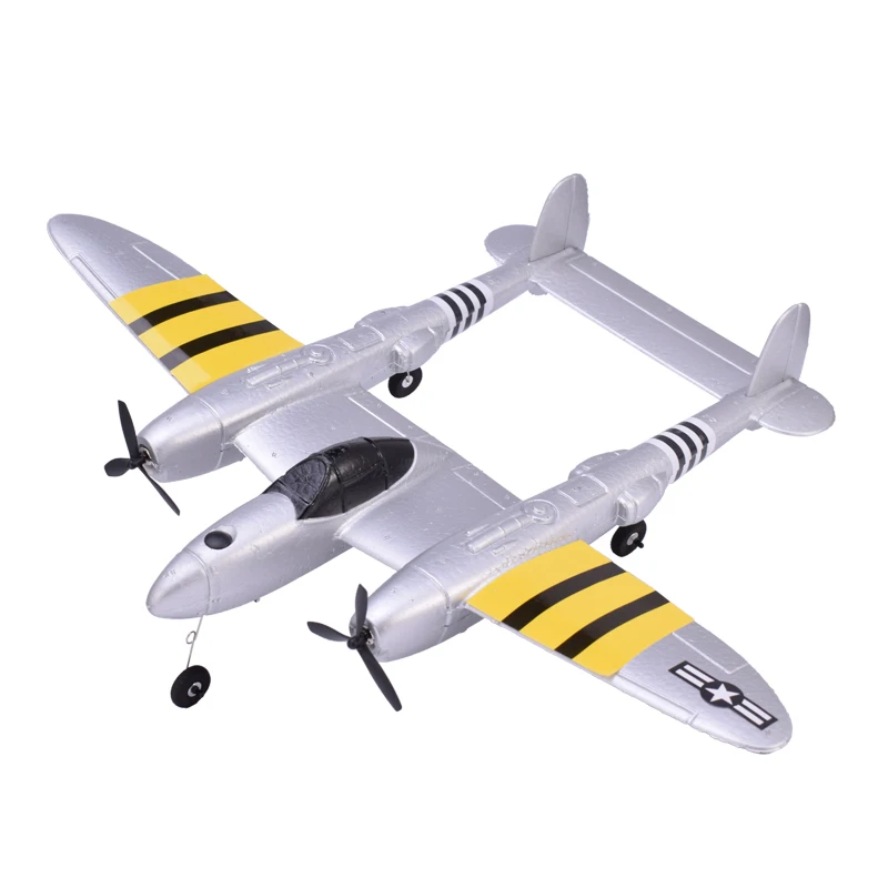 FX-816 моделирование P38 самолет 2 4 GHz RC 2CH модель самолета с фиксированным крылом