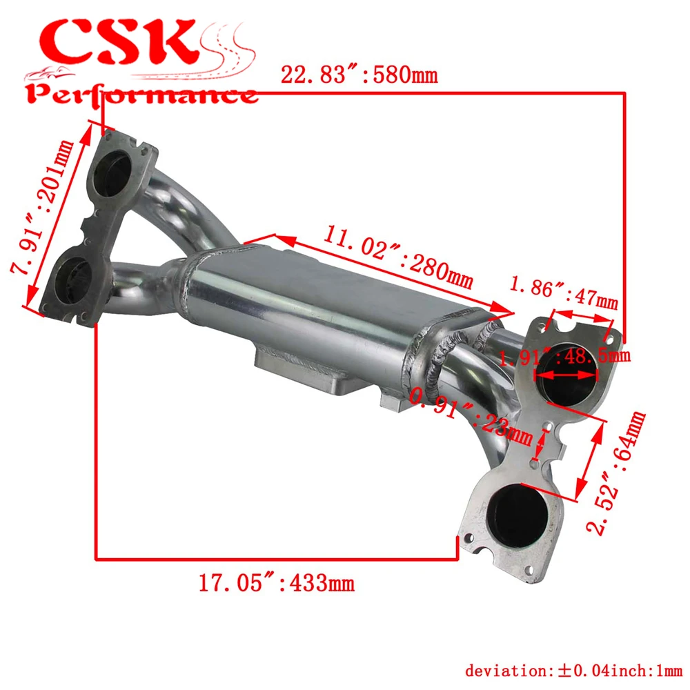 Впускной воздушный коллектор из сплава подходит для Subaru Impreza WRX STi Turbo EJ20 EJ25 2001-2007 |