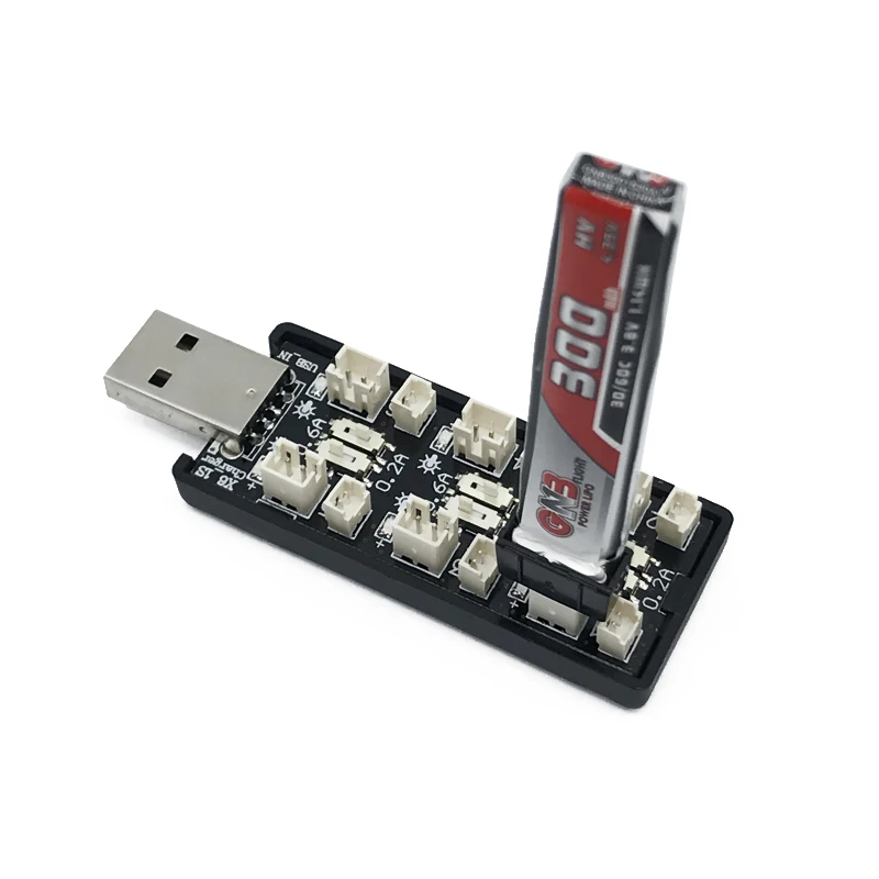 6CH USB 3 7 V 1S LiHv плата адаптера для зарядки аккумулятора 4 35 зарядное устройство RC FPV