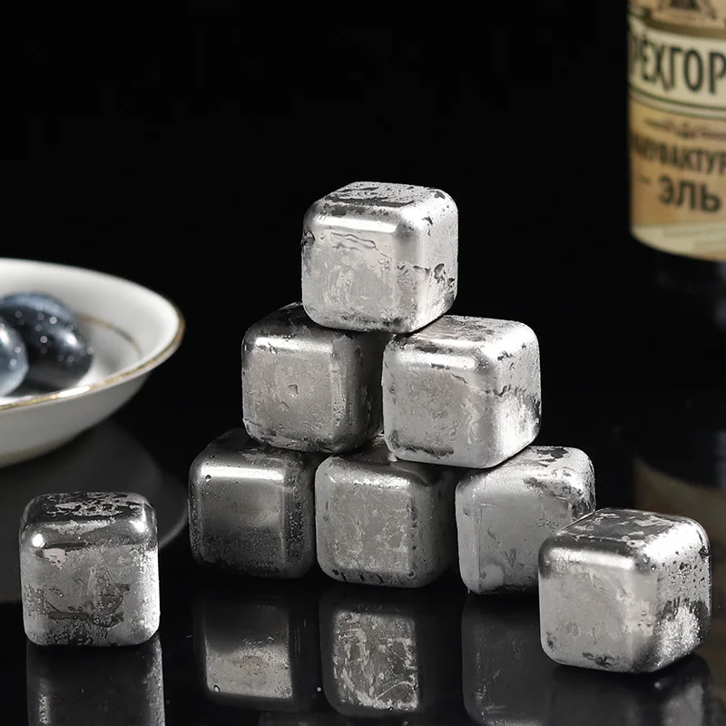 Нержавеющая сталь льда металлические ледяной бар питья виски из мультфильма