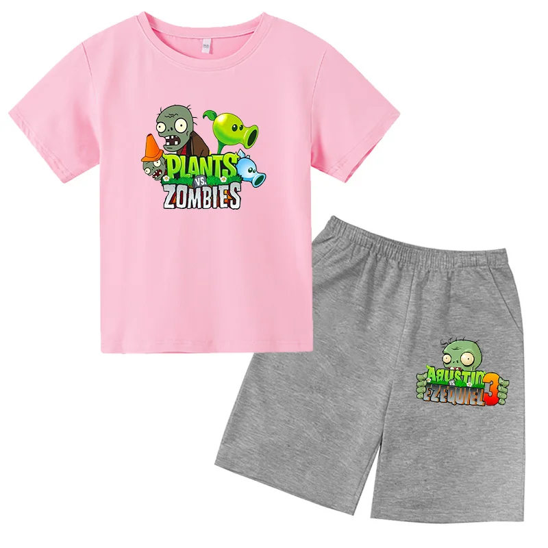 

2021 Fashion New Summer Girls Boys Short Sleeve Cartoon Printing T-Shirts Loose T-Shirts 2-14 Years Old Children'S Clothing