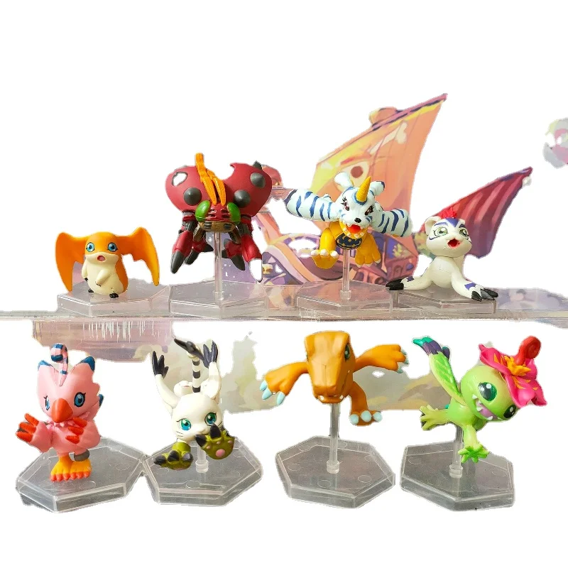

3.5-7CM Digimon figure figure ornaments 8 models theatrical version Tyrannosaurus monster the last evolutionary bond toy