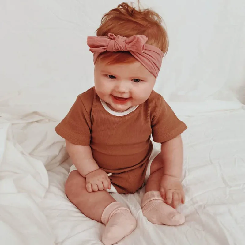 Для новорожденных и малышей для маленьких девочек мальчиков летняя футболка с