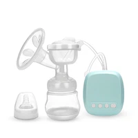 electric breast pump after childbirth automatic milking machine for pregnant women baby milk bottle nipple with sucking function