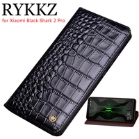 genuine leather flip case for xiaomi mi black shark 2 pro cover magnetic case for shark 2 cases leather cover phone cases fundas