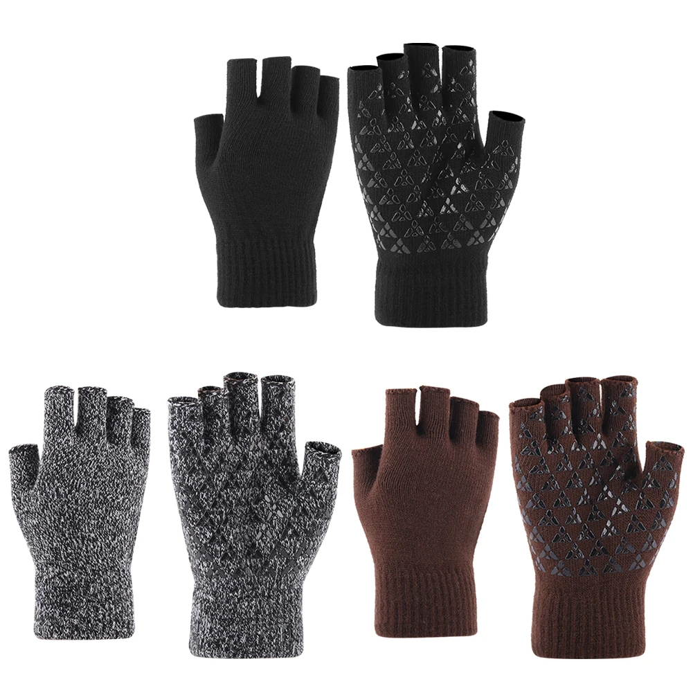 

Велосипедные перчатки без пальцев, велосипедные перчатки без пальцев для левой и правой руки, мужские Нескользящие перчатки, велосипедные ...