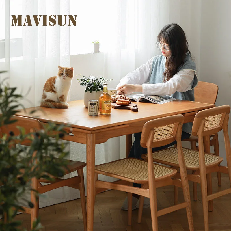 

Простые деревянные бытовые прямоугольные стулья из ротанга для маленькой квартиры