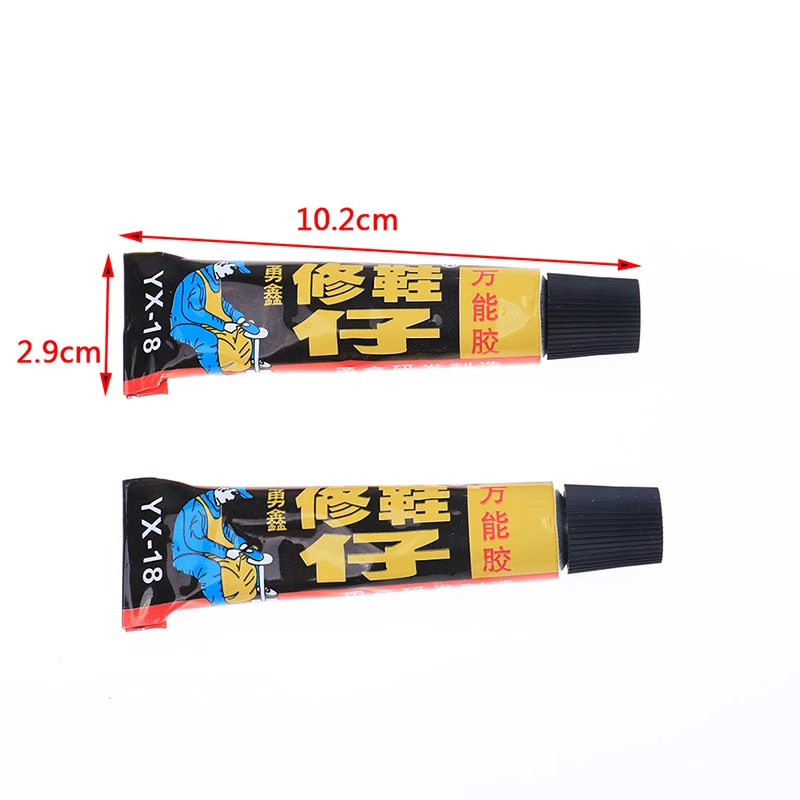 

1pc Super Adhesive Repair Glue For Leather Shoe Rubber Canvas Tube Strong Bond