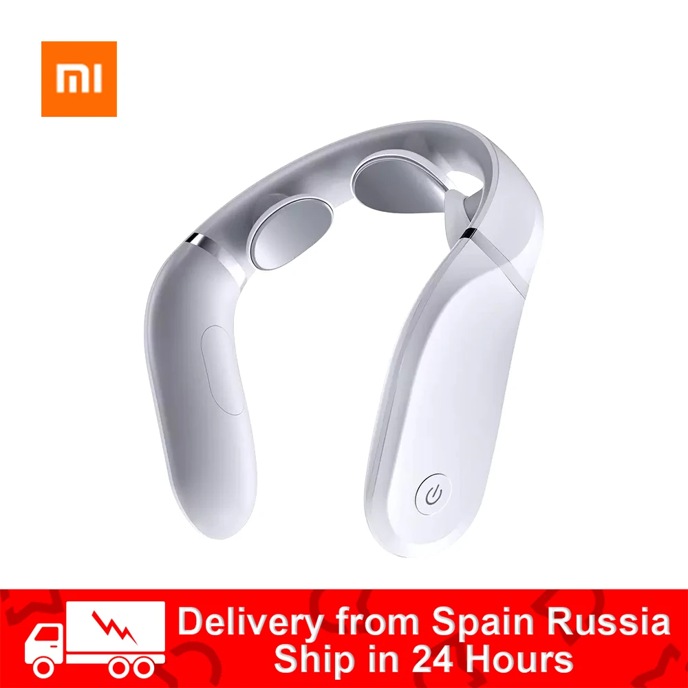 Xiaomi Jeeback белый массажер для шеи Защита G2 TENS Pulse двойной эффект горячий компресс