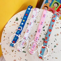 cute fashion water bottle thermos lanyard portable travel water bottle strap lanyard buckle student drinks bottle accessories